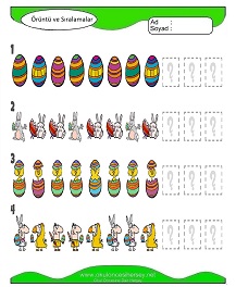 Örüntü ve Süslemeler Çalışma Sayfaları